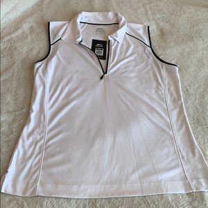 NWT Slazenger women’s sleeveless golf polo, large